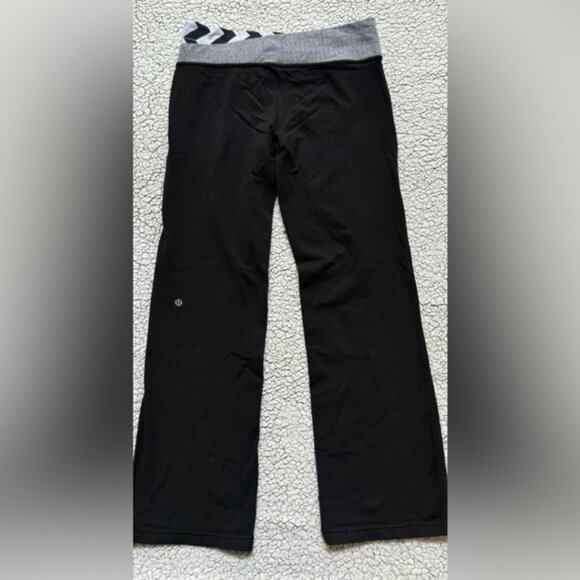 Lululemon Athletica Lulu Astro Pants Regular Length Dot Size 10 Black White Yoga - Picture 2 of 16